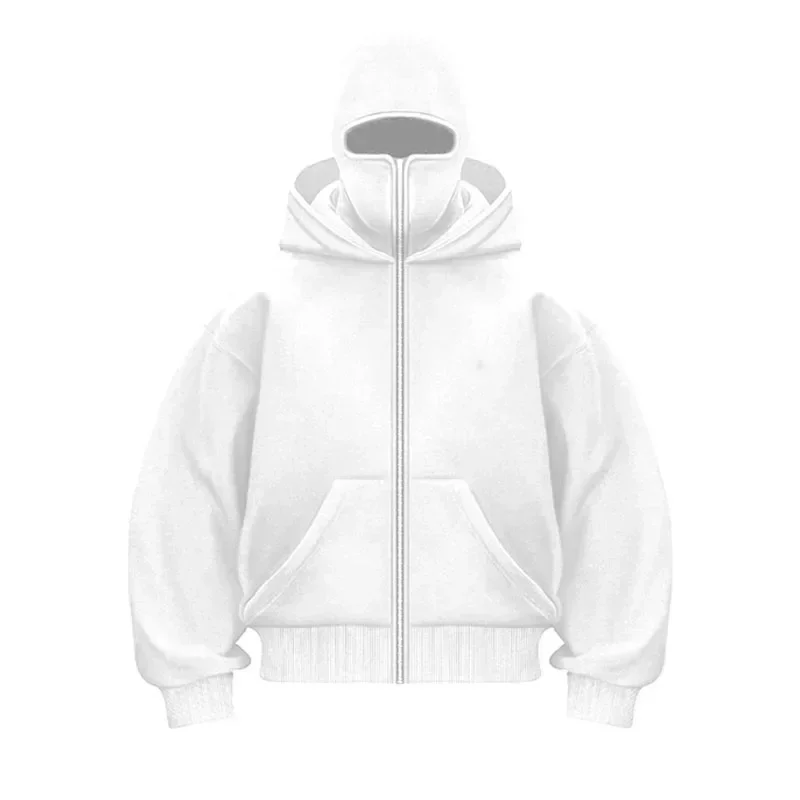 Masked Zipped Hoodie (unisex)
