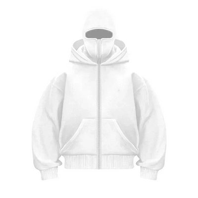Masked Zipped Hoodie (unisex)