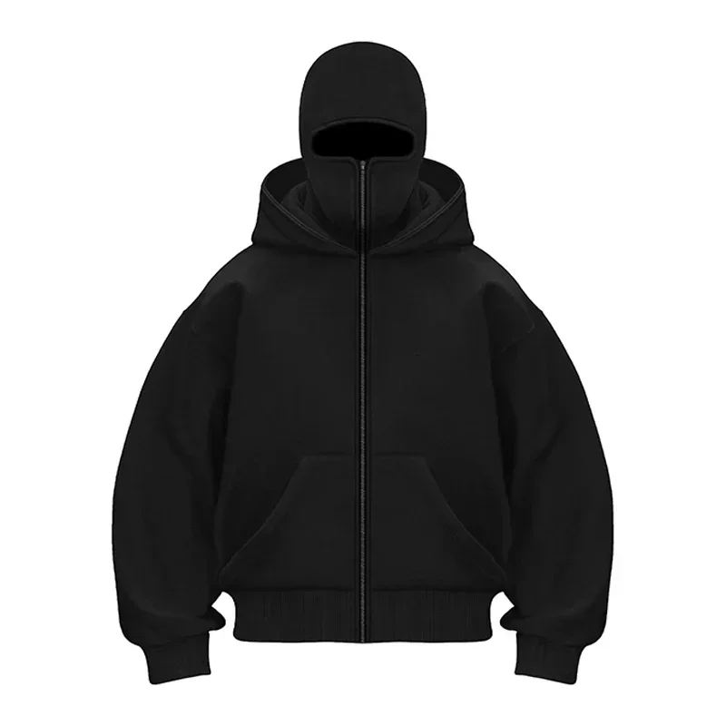Masked Zipped Hoodie (unisex)