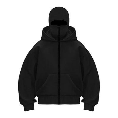 Masked Zipped Hoodie (unisex)